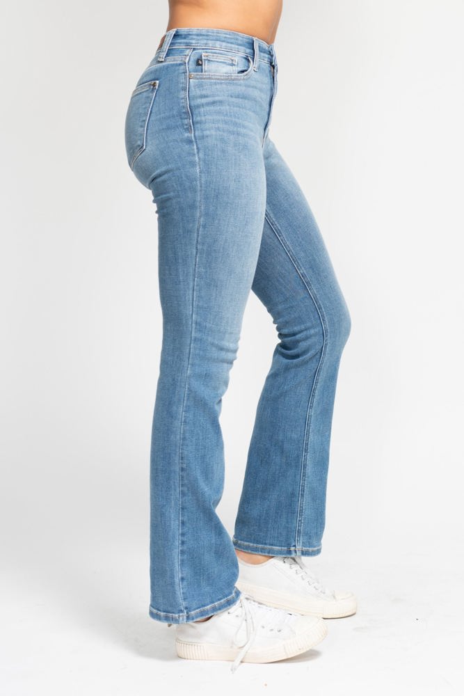 Judy Blue High Waist Classic Contrast Wash Bootcut Denim 82515