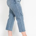  Judy Blue High Waist Destroy Wide Leg Crop Denim 82256