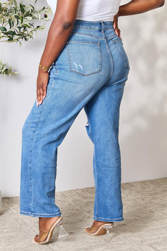 Judy Blue High Waist Tummy Control 90's Straight Denim 88661