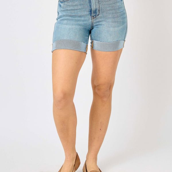 Judy Blue High Waist Tummy Control Denim Shorts 150205