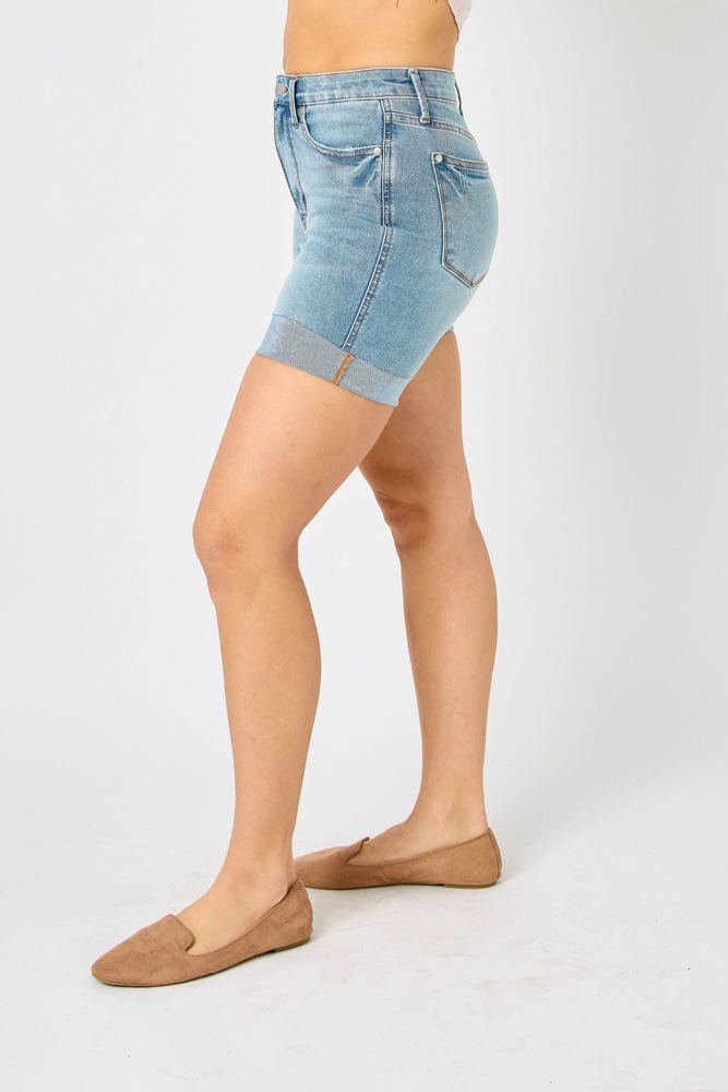 Judy Blue High Waist Tummy Control Denim Shorts 150205