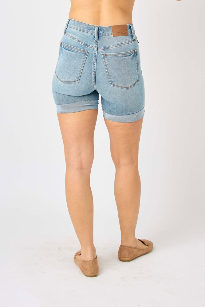 Judy Blue High Waist Tummy Control Denim Shorts 150205