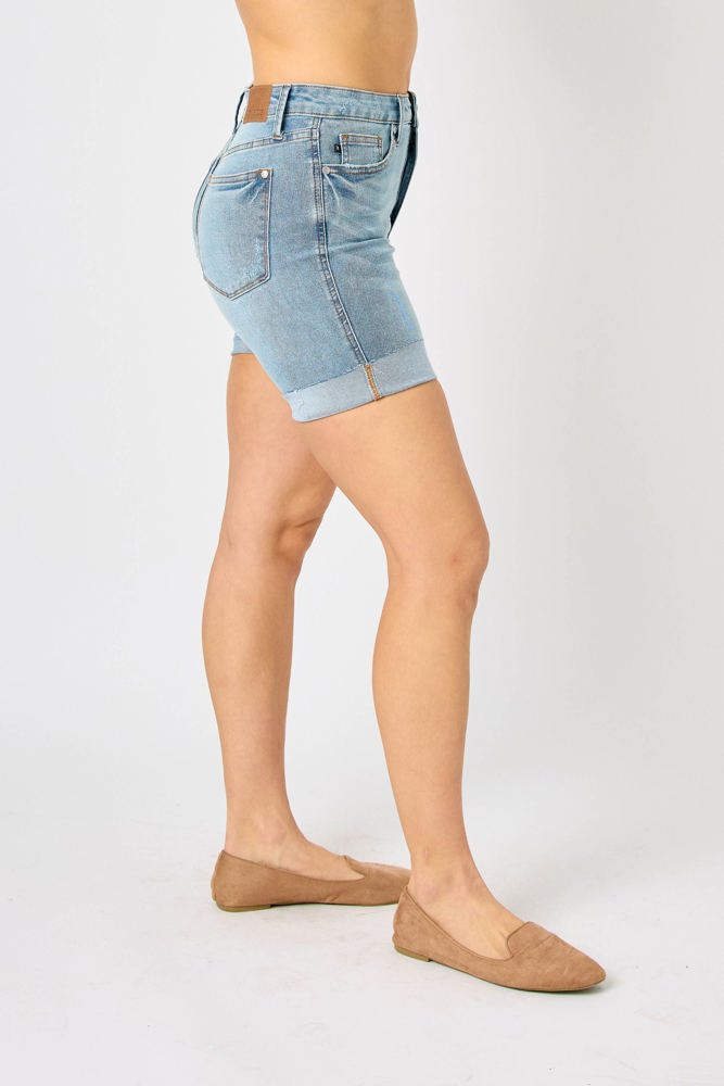 Judy Blue High Waist Tummy Control Denim Shorts 150205