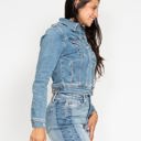  Judy Blue Classic Vintage Wash Denim Jacket 7877