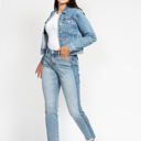  Judy Blue Classic Vintage Wash Denim Jacket 7877