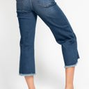  Judy Blue High Waist Button Fly Destroy Wide Leg Crop Denim 88887