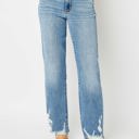  Judy Blue High Waist Heavy Destroy Straight Denim 82470