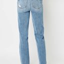  Judy Blue High Waist Heavy Destroy Straight Denim 82470