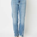  Judy Blue High Waist Heavy Destroy Straight Denim 82470