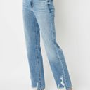  Judy Blue High Waist Heavy Destroy Straight Denim 82470