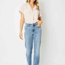  Judy Blue High Waist Heavy Destroy Straight Denim 82470