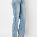  Judy Blue Mid Rise Medium Wash Destroy Straight Denim 88656