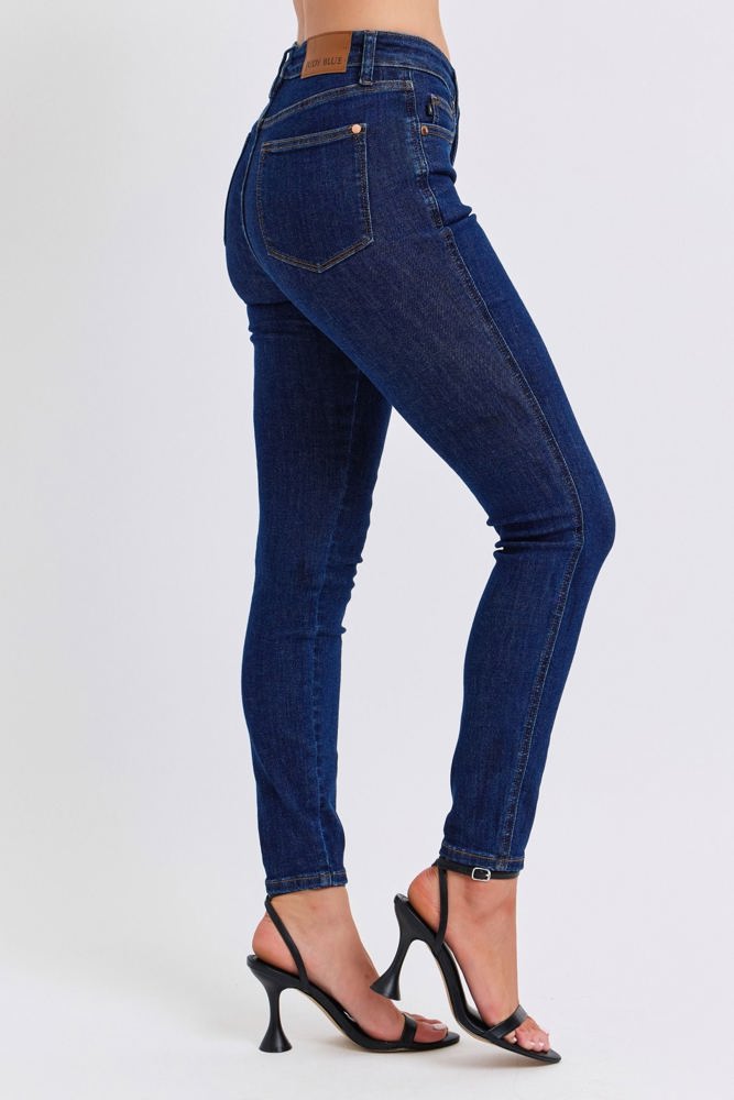 Judy Blue Mid Rise Tummy Control Classic Skinny 88894