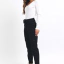  Judy Blue High Waist Cargo Cuff Black Jogger Denim 88910