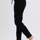  Judy Blue High Waist Cargo Cuff Black Jogger Denim 88910