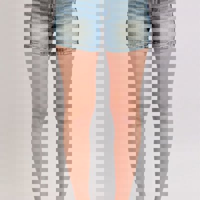 Judy Blue High Waist V Front Vintage Denim Short 150309
