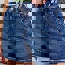  Judy Blue High Waist Double Button Waistband Denim Short 150307