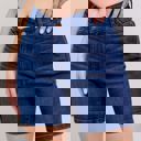  Judy Blue High Waist V-Front Bermuda Denim Short 15293