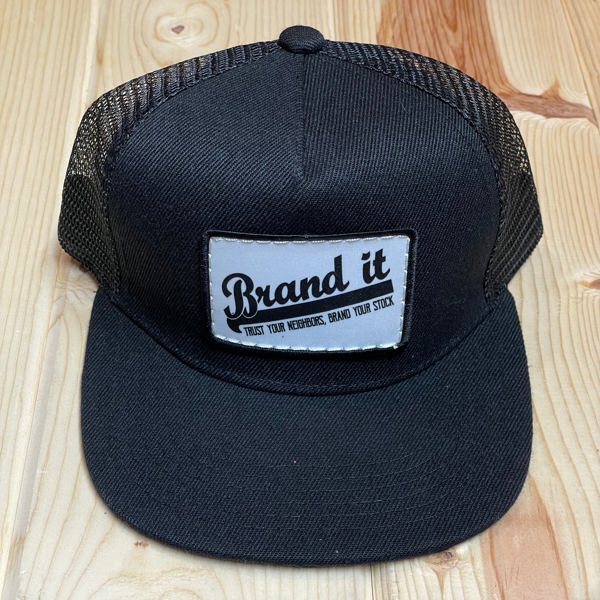 The Whole Herd Boy's "Brand It" Leather Patch Hat, Youth