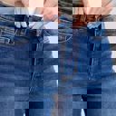  Judy Blue High Rise Two Button Mid Length Dad Denim Short 15298