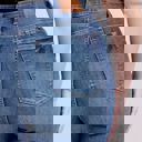  Judy Blue Mid Rise Tummy Control Mid Length Denim Short 150334