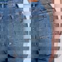  Judy Blue High Waist Utility Mid Length Denim Short 150316