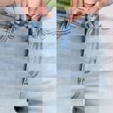  Judy Blue High Rise 2 Button Mid Length Dad Denim Short 152100
