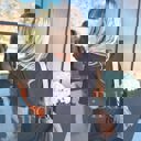  Birdie V Neck Pocket Tee in Black