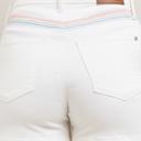  Judy Blue High Waist Yoke & Rainbow Stitch Detail Denim Short 150239