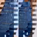  Judy Blue High Waist Bermuda w/ Back Flap Pocket Denim Short 15287