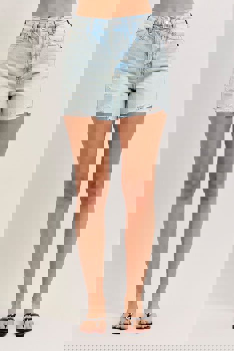 Judy Blue High Waist Rigid Magic Cut Off Denim Short 150380