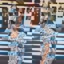  Birdie Soft Style V Neck Pocket Tee in Duck Camo