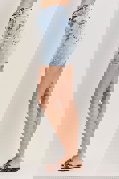 Judy Blue High Waist Rigid Magic Denim Skirt 2842