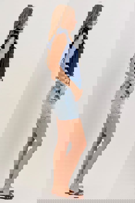 Judy Blue High Waist Rigid Magic Denim Skirt 2842