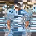  Birdie Soft Style V Neck Pocket Tee in Army Camo