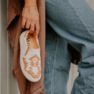 Very G "Marian" Tan Slip On Shoe