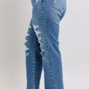  Judy Blue High Waist Destroy Straight Denim Jeans 88447 - Plus