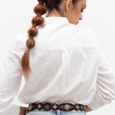  Lucky & Blessed Brown Handmade Braided Design Genuine Leather Belt