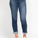  Judy Blue Basic Mid-Rise Cuffed Slim Denim Jeans 82428