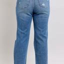  Judy Blue High Waist Destroy Straight Denim Jeans 88447 - Plus