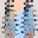  Judy Blue Denim Shirt with Western Styling 5808