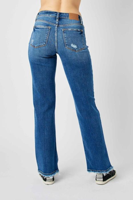 Judy Blue Mid Rise Dad Denim Jeans 82605 - Plus
