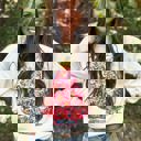  Texas True Threads Callie Ann Stelter Pink Christmas Tree Sweatshirt