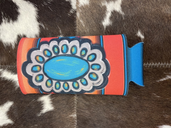 The Swanky Blossom Slim Can Cooler, Stone