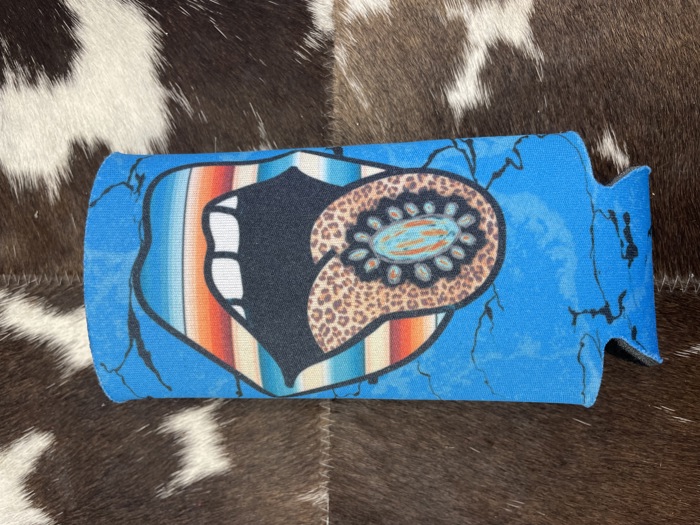 The Swanky Blossom Slim Can Cooler, Stone