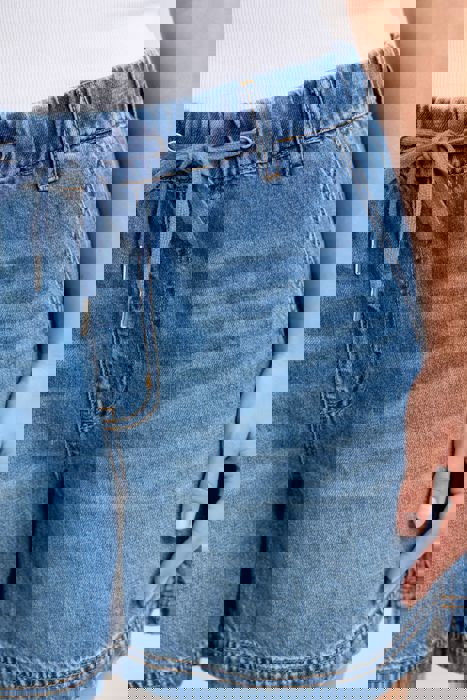 Judy Blue High Waist Featherweight Baggy Denim Short 150352