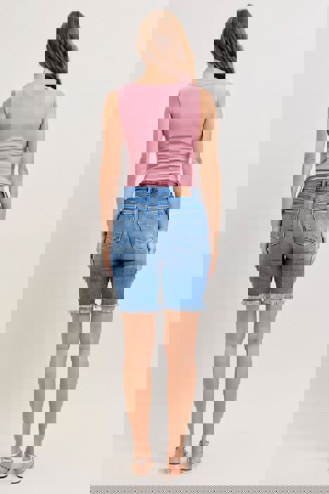 Judy Blue High Waist Bermuda Denim Short 152106