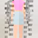  Judy Blue High Waist Rigid Magic Phone Pocket Dad Denim Short 150363