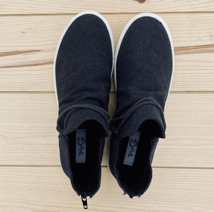 Very G "Legacy" Black Slip-on Shoes