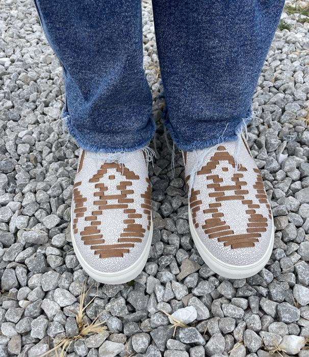 Very G "Marian" Tan Slip On Shoe